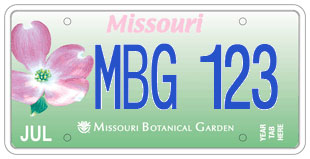 missouri car license plates